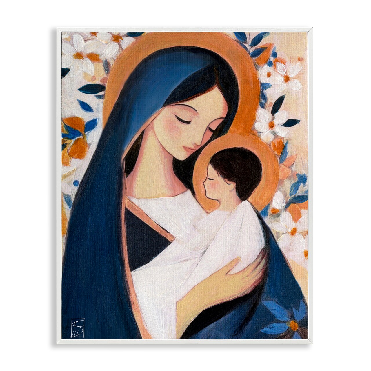 Stupell Industries Loving Mother And Child Framed Giclee, design by Sara Culpepper